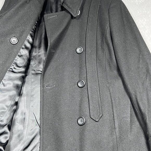 J.Crew Peacoat Jacket Women’s Size 8 Back Double Breasted Button Wool Blend - Picture 9 of 13